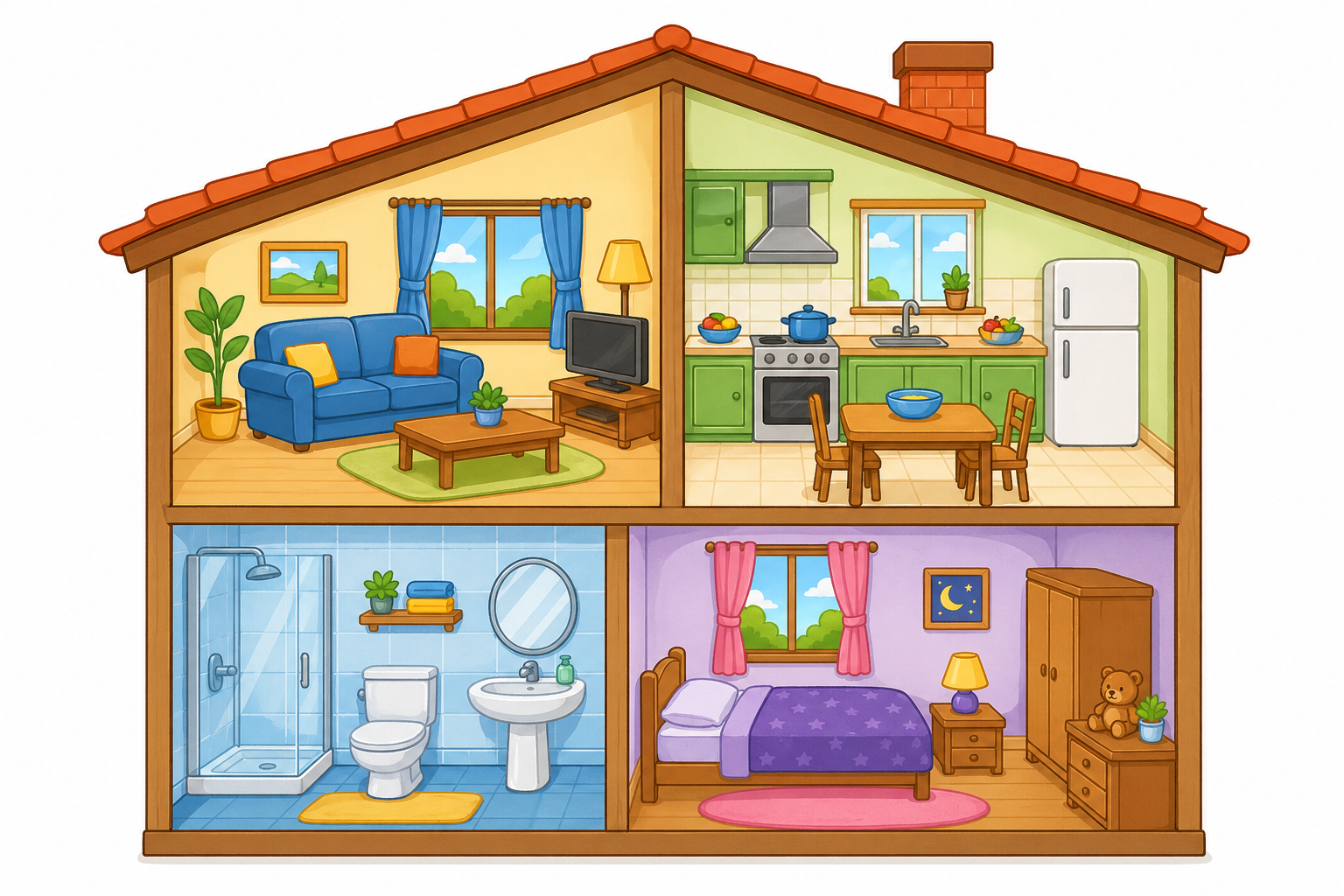 Mi casa y sus habitaciones