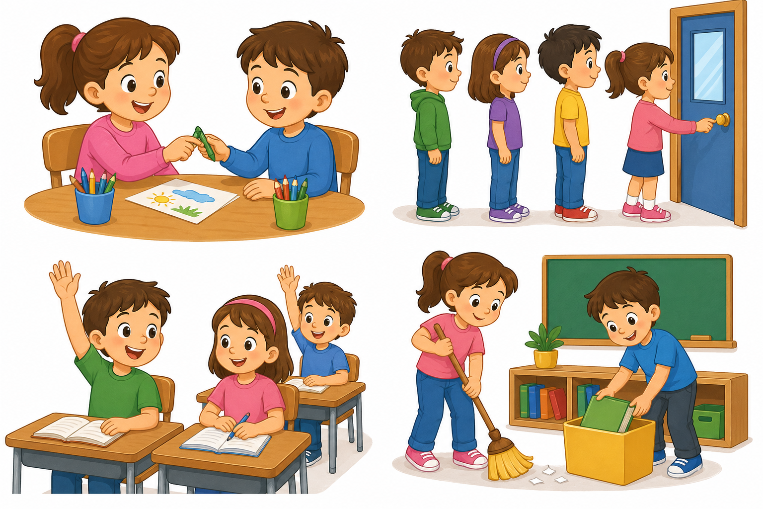 Normas de convivencia en el colegio