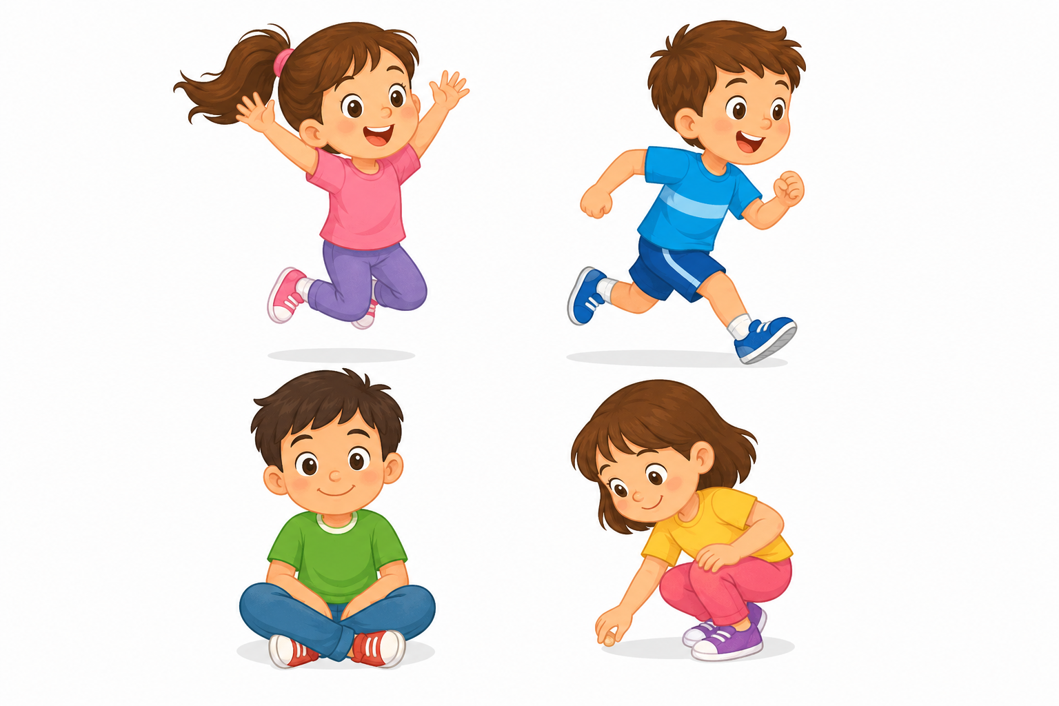 Posturas y movimientos del cuerpo