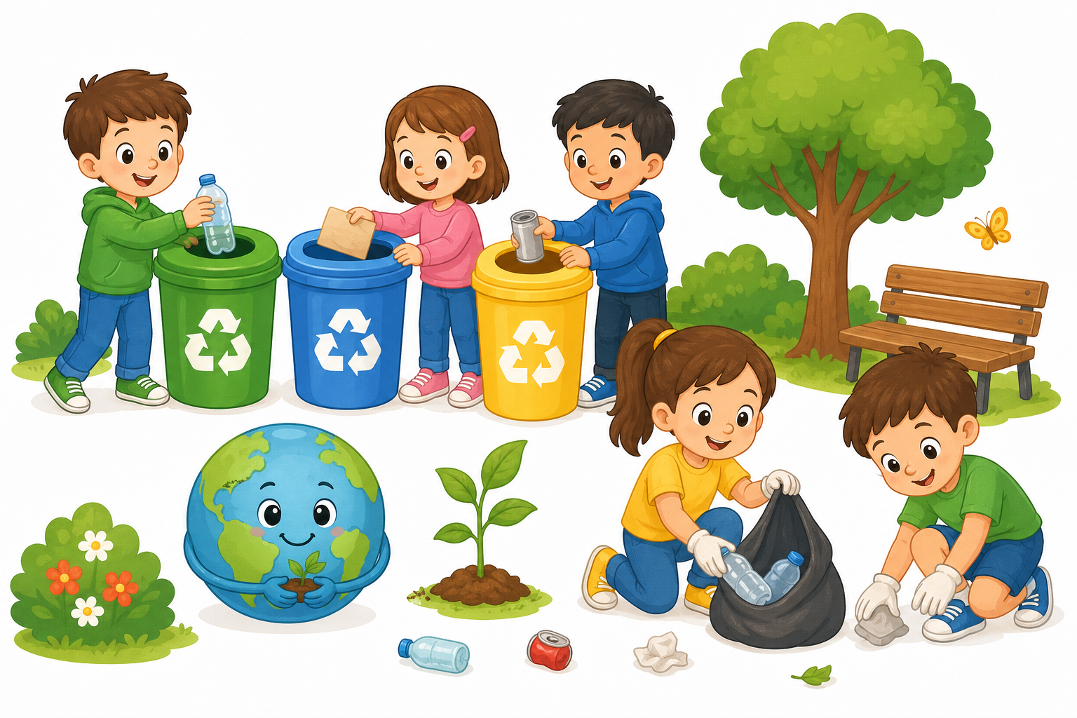 Reciclar y cuidar el medio ambiente