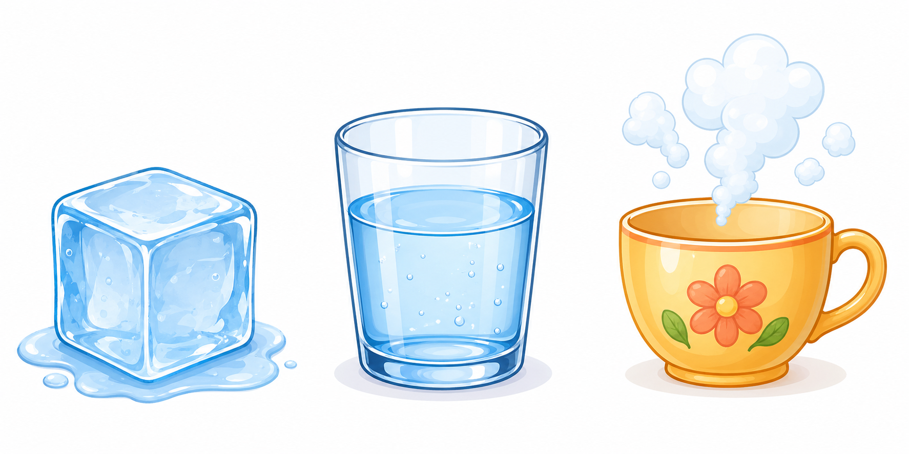 Sólido, líquido y gaseoso