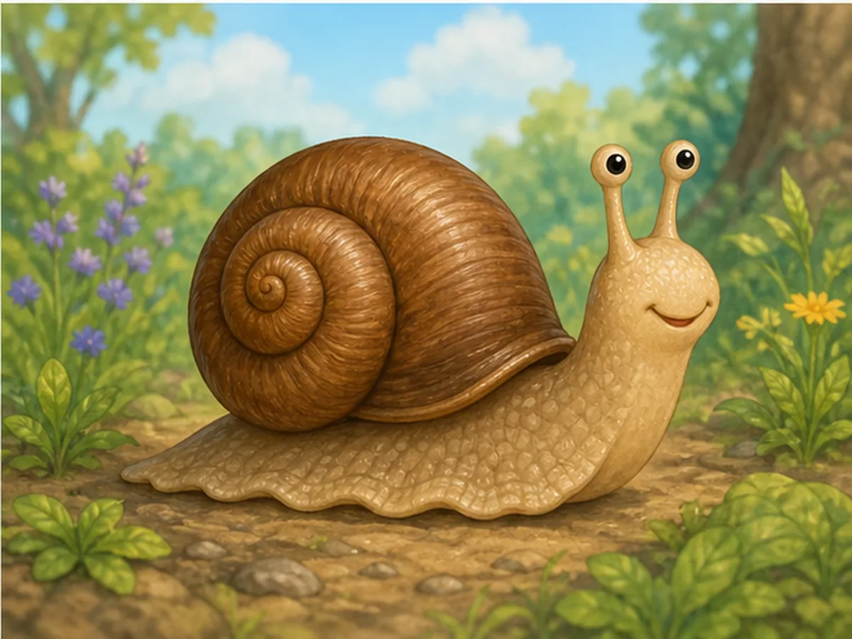 Caracol, animal sin huesos