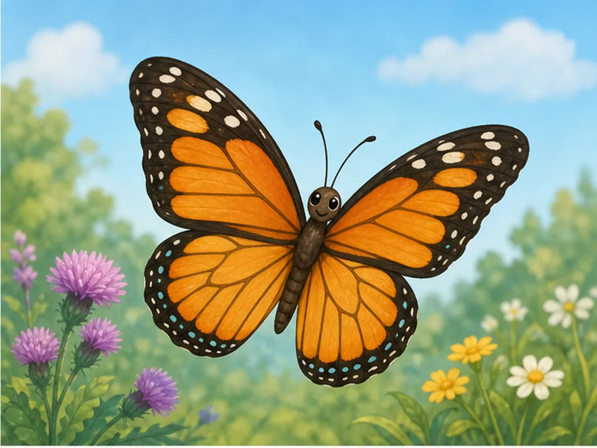 Mariposa, animal sin huesos