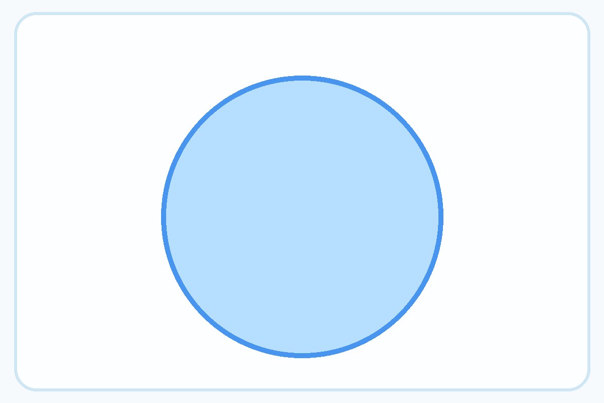 Circulo con toda la superficie coloreada
