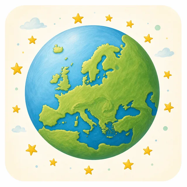 Dibujo de Europa