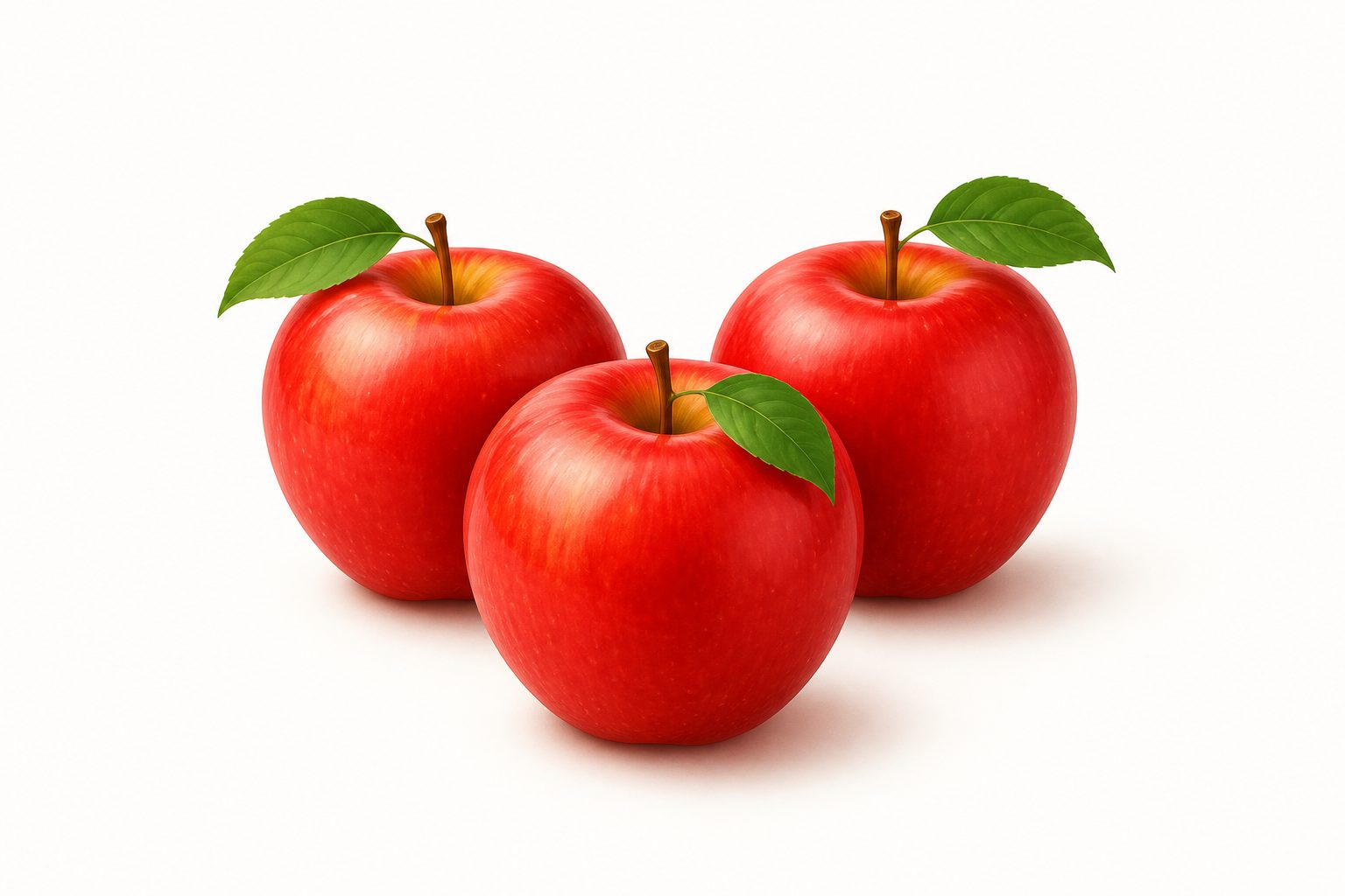 Three apples