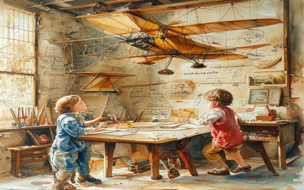 Escena inspirada en Leonardo da Vinci