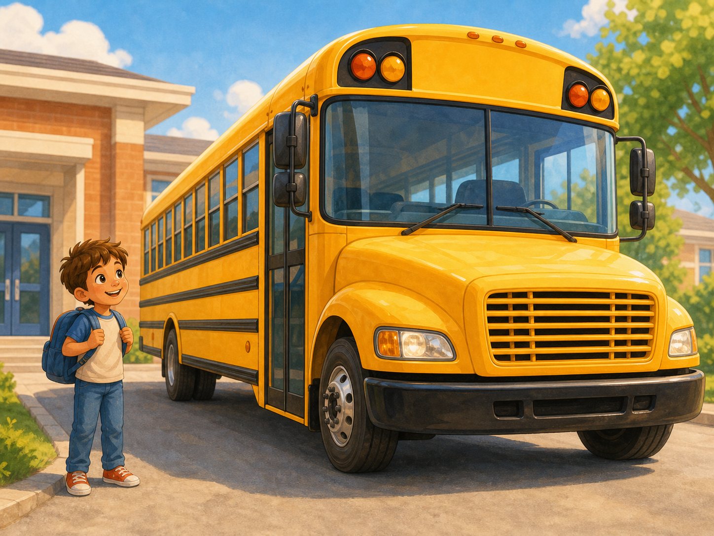 A big school bus